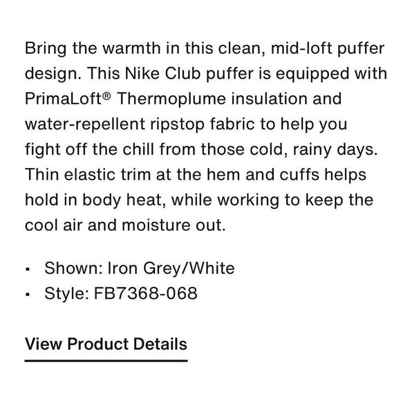 Nike Men's Grey Jacket XL - Picture 9 of 10